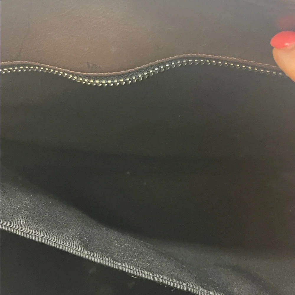 Coach Brown Leather Shoulder Tote Bag